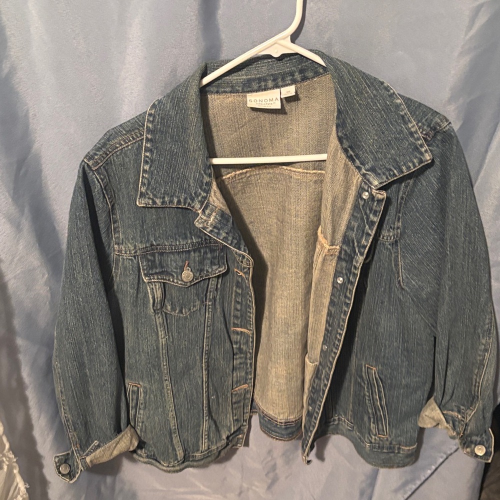 Sonoma Women's Classic Blue Jean Jacket